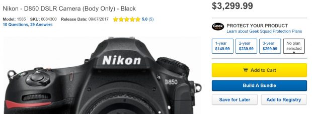 d850 in stock bb